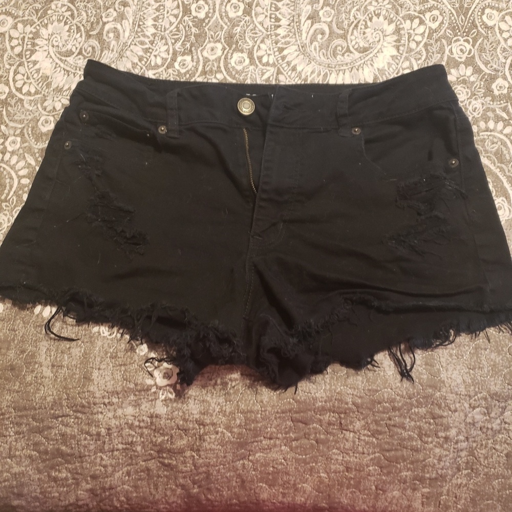 American Eagle High Rise Festival Shorts